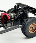 Micro Stellar LCG Power System For SCX24 Gen 2026 Upgrade with Brushless Power And MicroPython ESC on RC crawler chassis