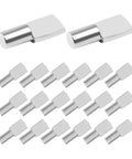 80 Pack 5mm Iron Spoon Type Shelf Pegs Heavy Duty Nickel Plated Pins For Bookcases And Cabinets Secure Kitchen Storage