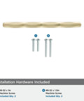 Contemporary Champagne Bronze Cabinet Pull St Vincent Seven And A Half Inch Overall Length And Five And One Sixteenth Inch Center To Center Mounting Drawer Pull For Cabinets And Furniture 1 Pack with included screws.
