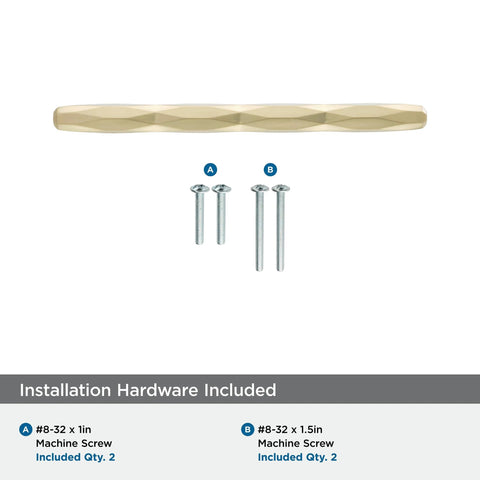 Contemporary Champagne Bronze Cabinet Pull St Vincent Seven And A Half Inch Overall Length And Five And One Sixteenth Inch Center To Center Mounting Drawer Pull For Cabinets And Furniture 1 Pack with included screws.