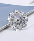 Crystal Clear Slick Acrylic Cabinet Door Knob Set Five Pack European Style Crystal Single Hole Drawer Pulls