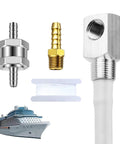 12 Inch Marine Fuel Tank Pickup Tube With 0.31 Inch Check Valve And Strainer, brass and steel components, cruise ship