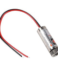 5 Pack 650nm 5mW Red Laser Tube Heads With Adjustable Focus For Sight Positioning And Telescopes Includes 3 To 5V Power, silver laser module with red and black leads
