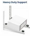 Heavy Duty Mini Split Wall Mount Bracket Built Tough For 9000-18000 BTU Ductless ACs And Heat Pumps, Universal Fit, Holds Up To 330 Lbs