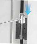 Adjustable Hinge Repair Spanner Tool For Door Gap, Single Head Design, shown adjusting a door hinge for precision alignment