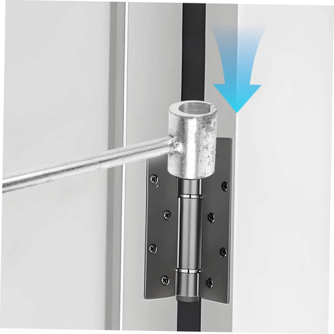 Adjustable Hinge Repair Spanner Tool For Door Gap, Single Head Design, shown adjusting a door hinge for precision alignment