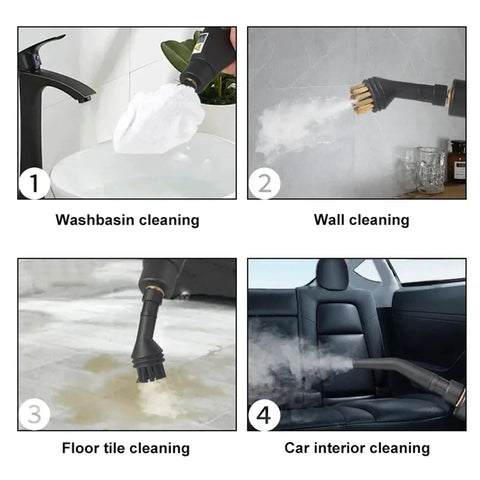 Powerful 2500W Steam Cleaner For High Temperature Disinfection In Kitchen Bathroom And HVAC Hoods 110V 220V Gray Versatile