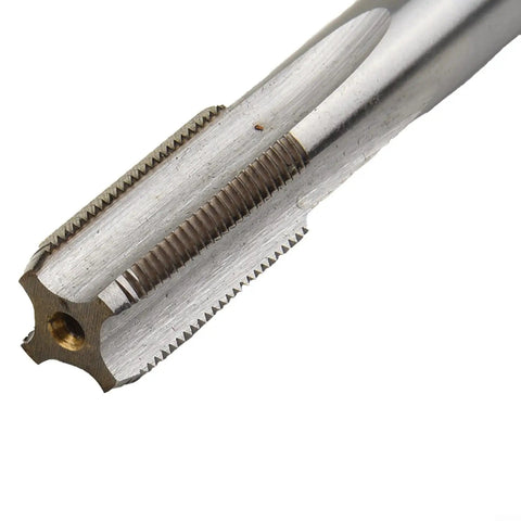 Close-up of Left Hand Thread Tap Pro Grade M13.5 X 1.0mm HSS High Speed Steel For Cutting Internal Threads In Ferrous And Nonferrous Materials