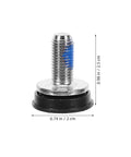 Get A Real Tough Set Of 10 Pcs Yardwe Steel Center Shaft Screws For Your Bike Crankset, 2.5cm steel screw with rubber washer.