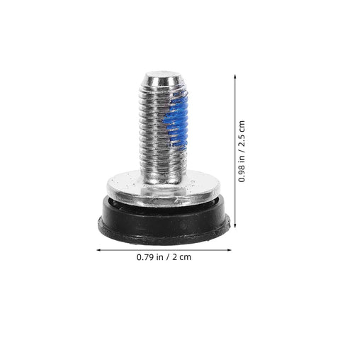 Get A Real Tough Set Of 10 Pcs Yardwe Steel Center Shaft Screws For Your Bike Crankset, 2.5cm steel screw with rubber washer.