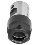 Heavy Duty ER16 Collet Chuck Holder For Milling Spindle Motor Shaft 8mm with tight clamp visible in metal construction close-up