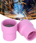 Premium 2 Piece Ceramic Welding Cups That Are A Total Game Changer For WP 9 20 And 25 Torch Series Tools, showcasing the heat-resistant design.