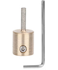 Diamond Grinder Bit Head For Glass And Tile Work Pro Grade Heavy Duty Stained Glass Drill Bits With Brass Core Abrasive Wheel