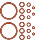 18 Piece O Ring Kit For Saeco Philips Gaggia Coffee Machines Food Grade Silicone Gaskets Set Including Brew Unit Gasket And Boiler Outlet Pins
