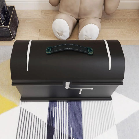 Leather Suitcase Luggage Pull Handles 2 Piece Set For Cabinets Dressers Drawers And Doors With Screws Black Brown Finish
