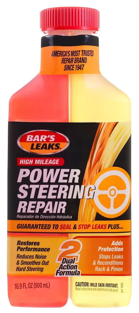 Power Steering Repair It Four Pack 16.9 Oz Bottles, Reduces Noise And Hard Steering, Stops Leaks, Reconditions Rack And Pinion, Dual Cavity Bottle Formula For Easy DIY Auto Maintenance product front view.