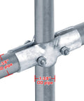8 Pack 1 3/8 Inch Line Rail Clamps For Chain Link Fence Cross Grid Boulevard Fittings 0.11 Inch Thick Carbon Steel With Hot Dip Galvanized Finish Heavy Duty Rails And Posts Securing Clamp Set securing cross grid connections.