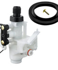 Freeze Resistant RV Toilet Water Valve Kit For RV Toilets Like Aqua Magic V Built Tough With High Impact PP Construction Cold Weather Ready Replacement Part Compatible With 31653 31688 31705 Series Durable Quick Install Valve, valve kit with gasket and screw