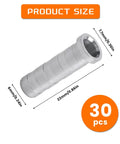 30 Pack Aluminum Arrow Inserts 0.244 Inch 6.20mm Replacements Base Inserts For Standard Arrows, product size details shown