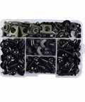 ZX6R ZX7R ZX9R ZX10R ZX10RR Motorcycle Fairing Bolts Screws Kit Nut Clips Washers Assortment Durable alloy hardware set in organizer box