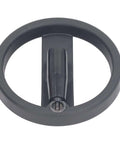 Plastic Lathe Hand Wheel 160 Mm With Revolving Handle 16 Mm Mounting Hole Round Design For Milling Machine