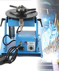 Rock Hard 90 Degree Rotary Welding Positioner With Easy Adjust Tilt Lock Heavy Duty Workhorse 180Mm Turntable Stand, blue motorized unit