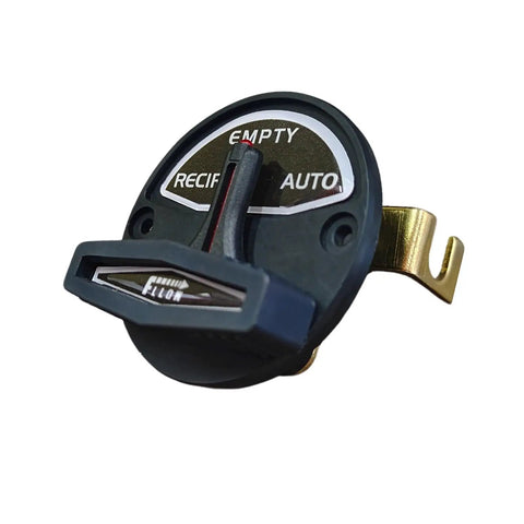 Close-up of RK3 BW Valve Switch Actuator for Livewell Control System with dial positions for Skeeter and Ranger boats