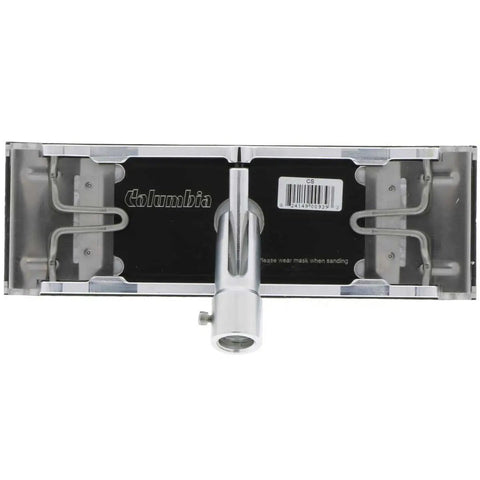 Pole Sander Head With No-Flip Design, Quick Release Clips, And Universal Coarse Thread Collar for Standard Painter Poles, Top View