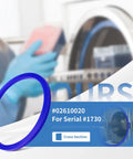 Door Gasket Replacement For 1730 Series Steam Sterilizer 02610020 Seal Gasket, purple silicone cross section