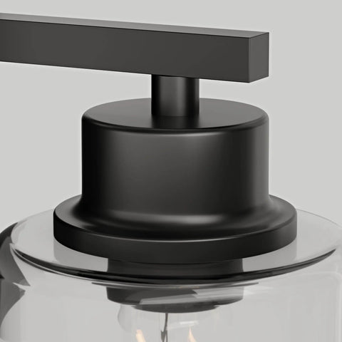 Close-up of the black top mount of Cordless Battery Wall Sconces Set Of Two With Remote Control Black Usb C Rechargeable Indoor Lighting.