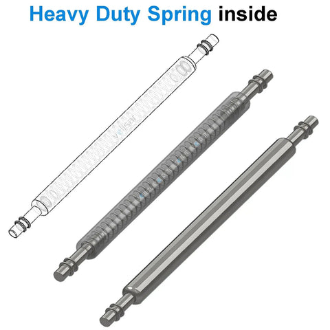 22mm Watch Spring Bars With Removal Tool For Easy Strap Swaps No Fuss Stainless Steel Watch Band Pins For 22mm Lug Width Durable Replacement Pins With Double Shoulder Design
