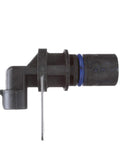 Engine Crankshaft Position Sensor Replacement, High Precision Hall Effect Sensor, black housing, side view with connector