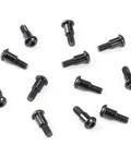 Built To Last Upgrade Your Rig With These Grade 12.9 Hex Buttonhead Kingpin Shoulder Screws 10 Piece M3x4x10mm Gear Swap Set Tailored For SCX10 AR44 AR45 And Capra Portal Axle Builds - black alloy steel screws, M3x4x10mm, 10 pack.