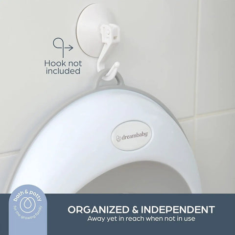 Toddler Non Slip Potty Training Seat, Ultra Soft Cushion Cover With Quick Wipe Sanitizing, Universal Fit Adapters For Round Or Elongated Toilets, Smooth Travel Essentials For Kiddos