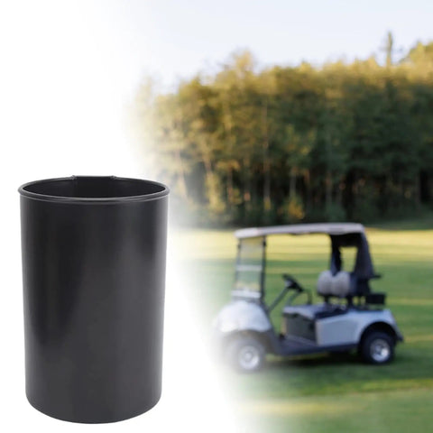 Portable Golf Sand Bottle Holder For Golf Cart Easy To Install Bottle Bracket And Base Rack Made Of Durable PP Material visible on course