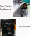 All In One Fully Automatic Coffee Machine With Bean To Cup Grinding And Brewing, 1700W, PP Material Body, Touch Panel