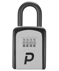 Outdoor Key Lock Box With Weatherproof Combination Lock, Heavy Duty Key Safe For Realtors And Rentals, showing lock shackle