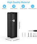 Adjustable Angle Mount For E340 Video Doorbell, 0 To 35 Degree Tilt, No Fuss Easy Install, Solid Mount, Black, with screws and screwdriver