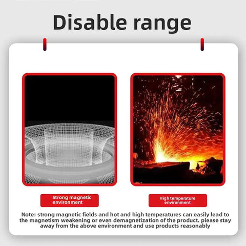 Disable range environments affecting Telescoping Magnetic Pickup Tool 30 Inch Extendable Reach With Non Slip Grip And Extra Strong Magnet