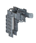 Heavy Duty Multi Lock Gate Latch For Chain Link Fences Secures Up To Five Padlocks with durable metal design.