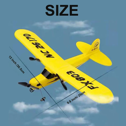 2.4GHz 2CH RC Airplane Glider With 340mm Wingspan Ready To Fly Easy Operation Electric RC Plane For Kids And Adults