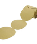 80 Grit Pro Grade Quick Change Sanding Discs Roll 6 Inch Round Aluminum Oxide Sticky Back Sandpaper With Adhesive 100 Piece Set