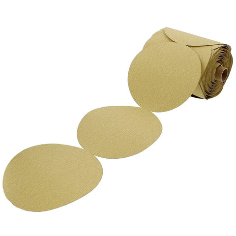 80 Grit Pro Grade Quick Change Sanding Discs Roll 6 Inch Round Aluminum Oxide Sticky Back Sandpaper With Adhesive 100 Piece Set