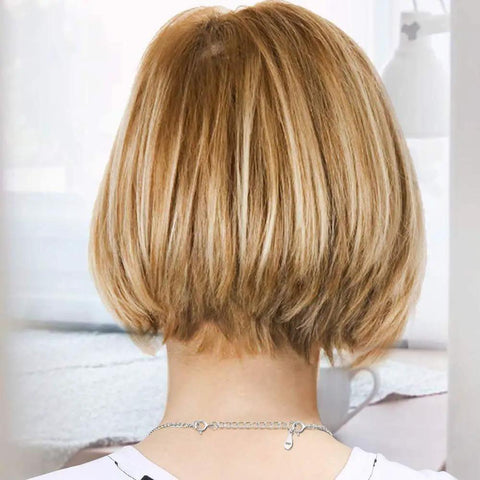 Back view of woman wearing Sterling Silver Necklace Extender Set 2 3 4 Inch Must Have Durable 925 Silver Extenders for Necklaces