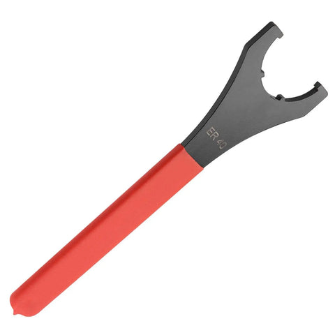 58Mm Opening ER40 Collet Chuck Wrench Handy Pro Grade Spanner For Lathe And CNC Milling Chucks Red Nut Removal Tool For ER40UM Nuts And Cutter Rod Handles