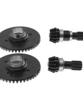 Front And Rear Differential Gear Set With 42T Ring Gear And 13T Pinion Gear Helical Teeth 20Cr Steel CNC Machined Upgrade For XMAXX RC Trucks
