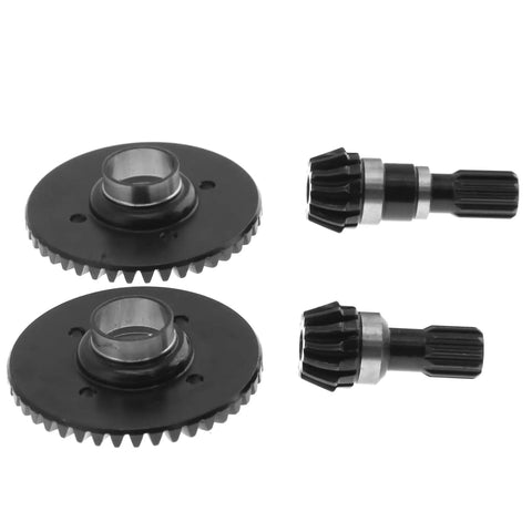 Front And Rear Differential Gear Set With 42T Ring Gear And 13T Pinion Gear Helical Teeth 20Cr Steel CNC Machined Upgrade For XMAXX RC Trucks