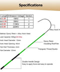 Specifications of Heavy Duty Extendable High Voltage Insulated Rescue Hook With Telescoping Pole, epoxy and alloy details