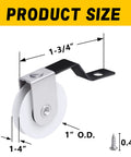 Spring Tension Screen Door Rollers 8 Pcs Replacement Kit For Sliding Doors 1 Inch Wheels Fits B638 B687 B639 Easy Install
