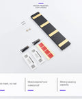 No Drill Hidden Wall Hook Rack Go To Heavy Duty Clothes Organizer For Bath And Bedroom Sturdy Multi Hook with waterproof components.